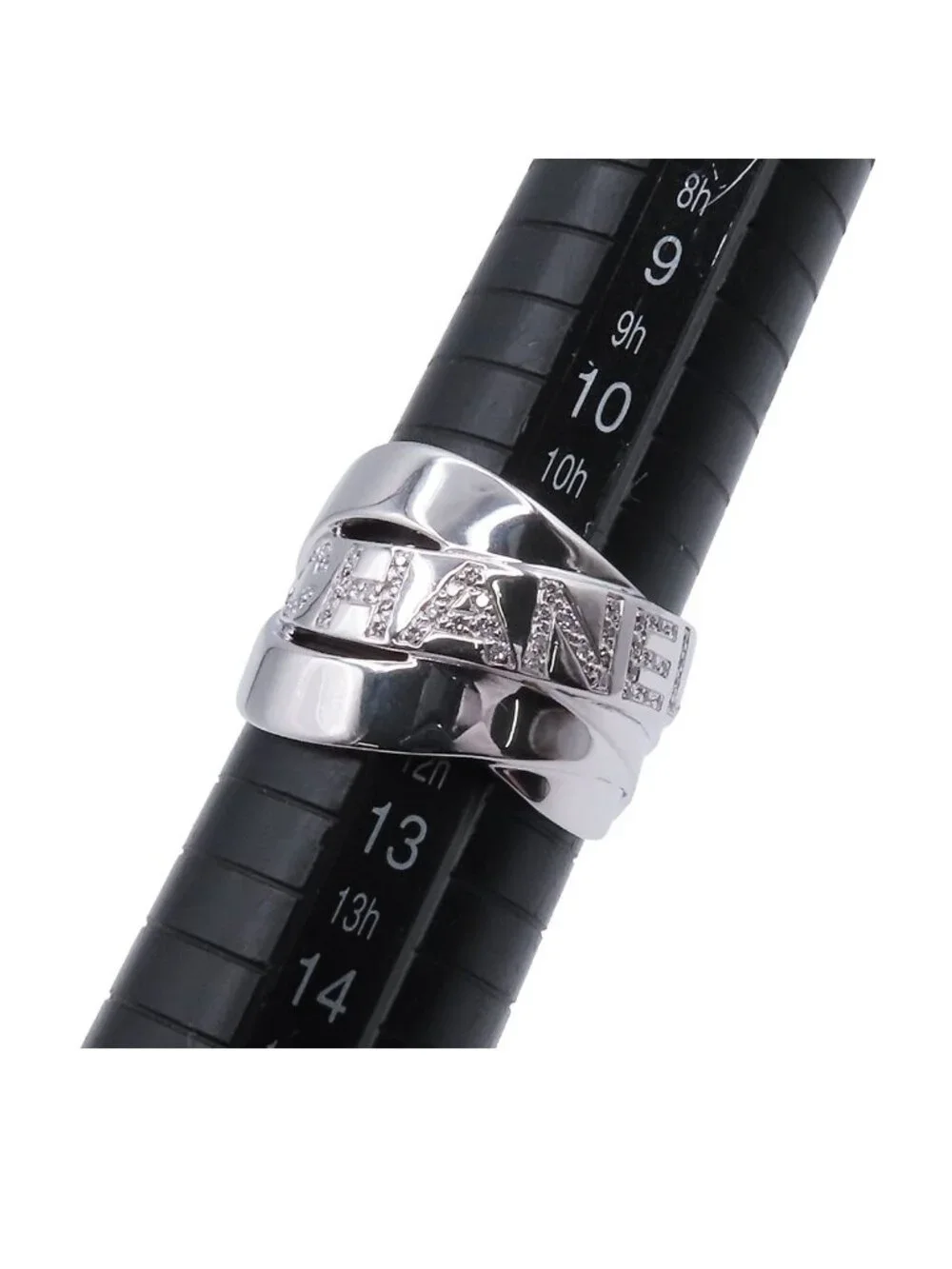 Chanel Boldic White Gold 18K Diamond Ribbon Ring